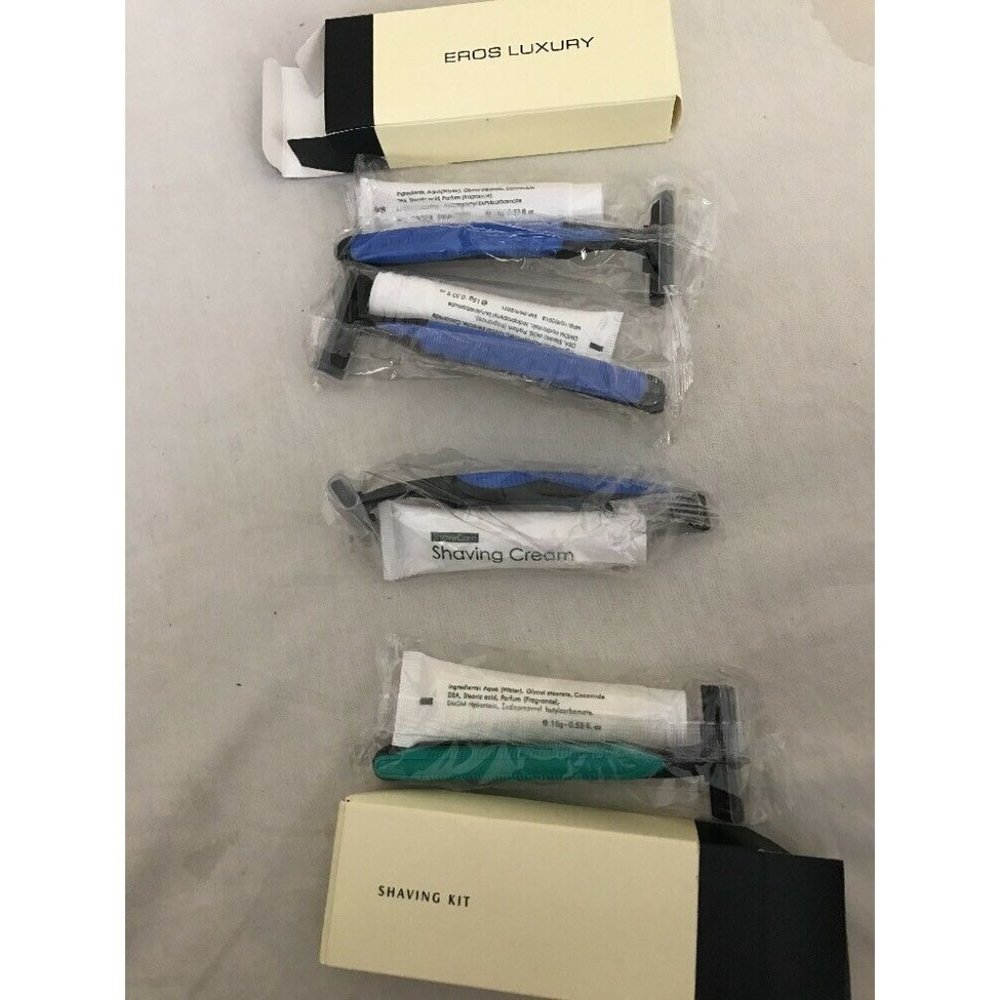 Eros  Shave Kit Razor N Cream New Freeshipping Set Of 9 Lot Of 9